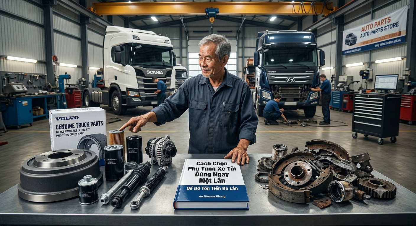 Cách chọn phụ tùng xe tải đúng ngay một lần để đỡ tốn tiền ba lần