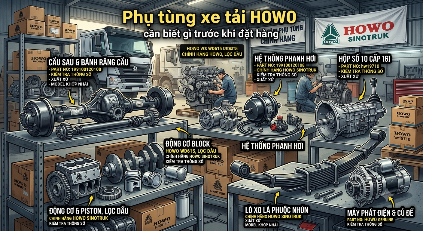 Phụ tùng xe tải