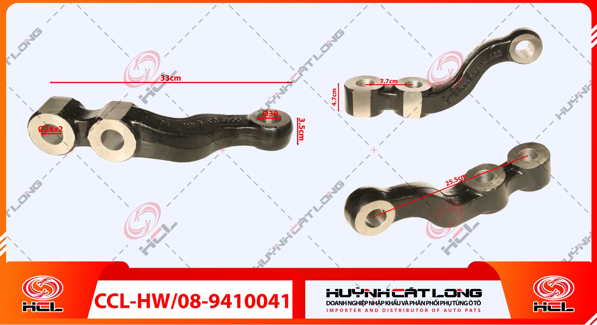 Càng cua lái HOWO/08 bên R/L - AZ9719410040-AZ9719410041