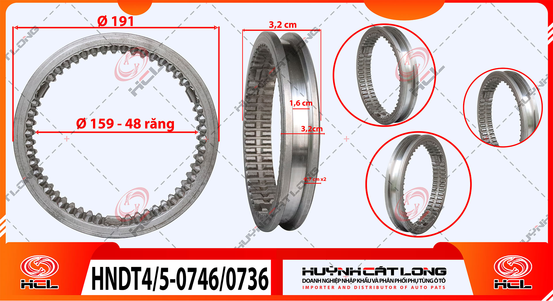 Hộp nồng đồng tốc số 4/5 - 19710T AZ......0746/0736